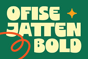 Ofise Jatten - Bold Display, a Font by Lettermine (Thumbnail 8 of 13)