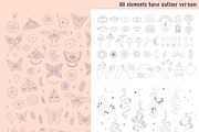 Mysterious Boho Clipart & posters, an Object Graphic by Sofico (Thumbnail 24 of 26)
