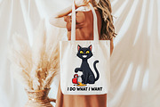 I Do What I Want Funny Cat, an Illustration by DreamCafeArt (Thumbnail 5 of 6)