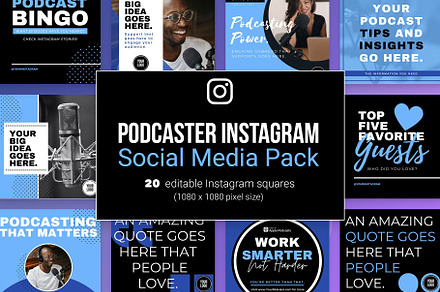 Podcast Social Media Templates