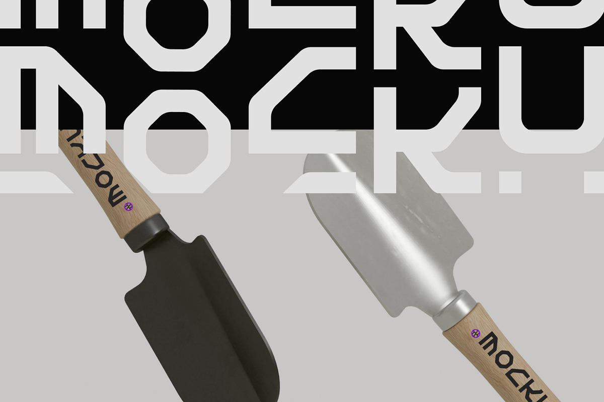 Hand Garden Trowel Mockup, a Household Mockup by hiddemaru (Photo 3 of 4)