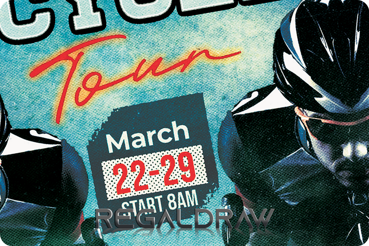 Bicycles Tour Sport Event Flyer, a Flyer Template by regalDRAW (Photo 1 of 4)