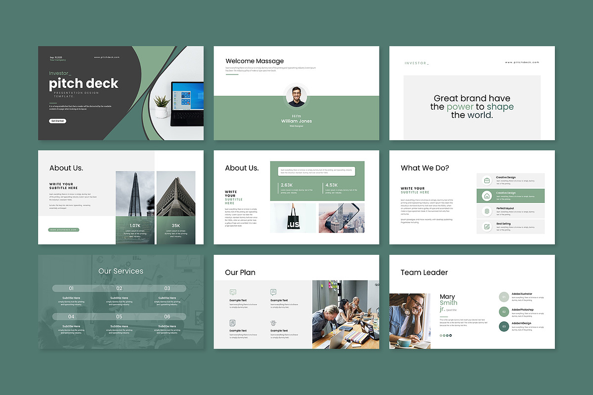 Investor-Pitch Deck Presentation preview 2
