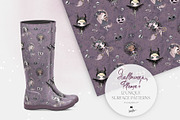 Kawaii Halloween Seamless Patterns, a Pattern Graphic by KaramfilaS (Thumbnail 14 of 32)