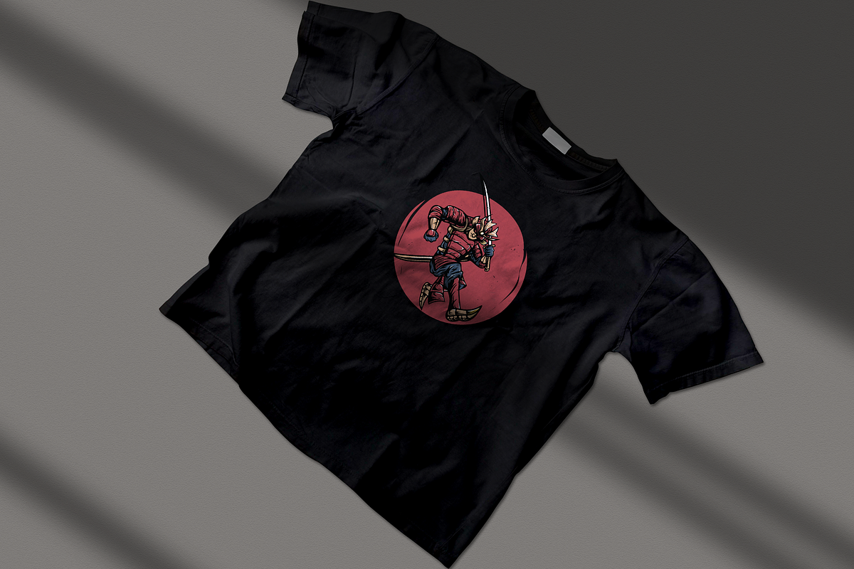 Samurai Skeleton with Sword, an Object Illustration by nomlimo.com (Photo 3 of 3)