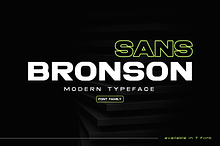 Bronson Modern Sans Typeface Family