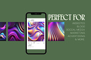 25 Holographic Neon Backgrounds, a Wallpaper Graphic by Incomelion (Thumbnail 8 of 11)