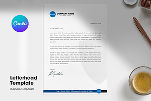Customizable Letterhead Templates, a Stationery Template by Akdesain