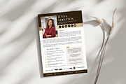 Editable Speaker One Sheet Canva Tem, a Design Template by Business Chic (Thumbnail 3 of 4)