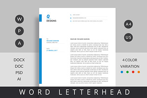 Modern Letterhead