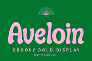 Aveloin Groovy Bold Display Font, a Serif Font by Rasio Studio (Thumbnail 1 of 10)