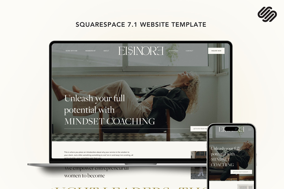 Elsinore Squarespace 7.1 Template, a Squarespace Template by HerstedHertz (Photo 1 of 11)