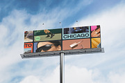Billboard Mockup Set Wide ST03, an Advertising Mockup by Croma Studio (Thumbnail 4 of 6)