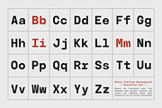GC Basic Inktrap - Monospace, a Sans Serif Font by Glyphonic (Thumbnail 2 of 15)