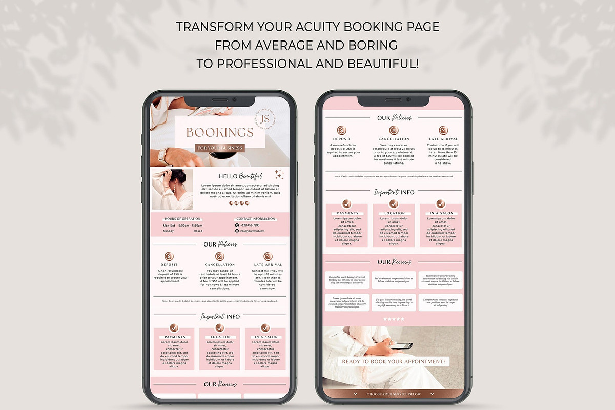 Pink acuity template, a Websites & App Template by SwitzerShop (Photo 6 of 8)