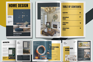 Interior Portfolio Design Template