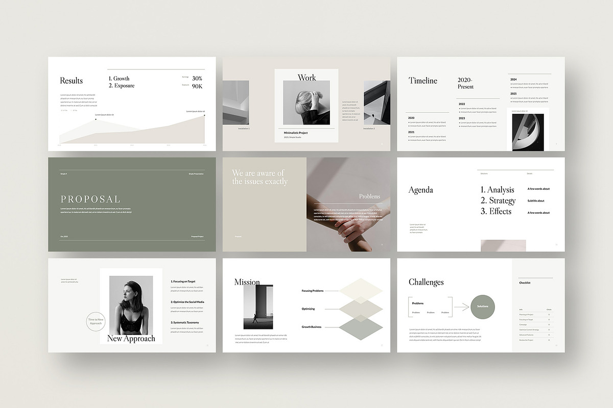 Proposal Presentation Template, a Presentation Template by Simple P. (Photo 5 of 11)