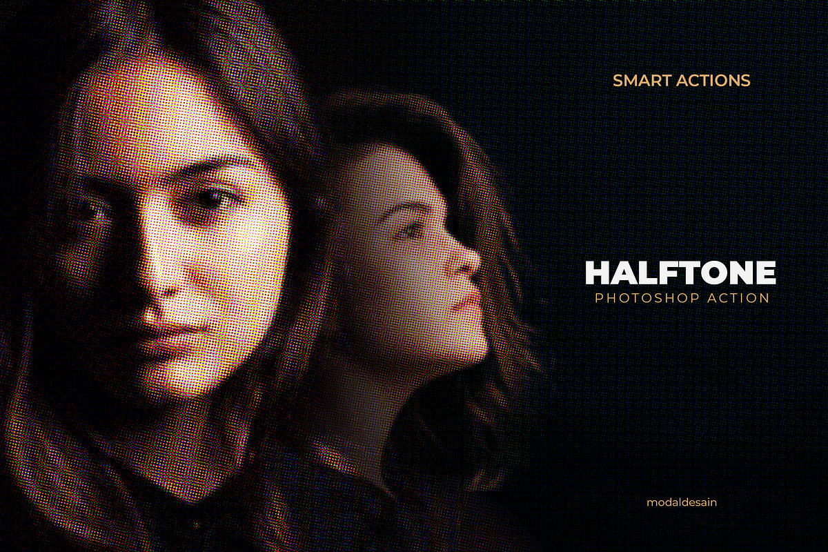 Smart Action - Halftone, an Action Add-On by Modaldesain (Photo 1 of 3)