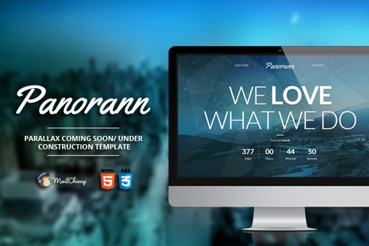 Panorann | Under Construction, a Bootstrap Template by ThemeBear (Photo 1 of 2)