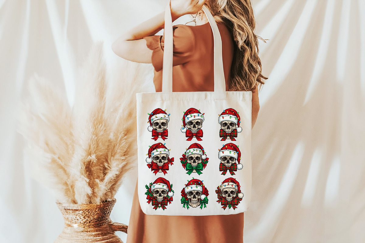 Christmas Coquette Skeleton Hallowee, an Illustration by Daily.Designs (Photo 4 of 5)