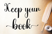 Book, a Handwritten Font by InermediaSTUDIO (Thumbnail 5 of 8)