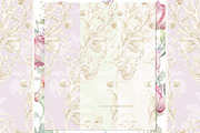 Floral Wedding Crest Png watercolor, a Decorative Illustration by WonderWonder (Thumbnail 3 of 6)