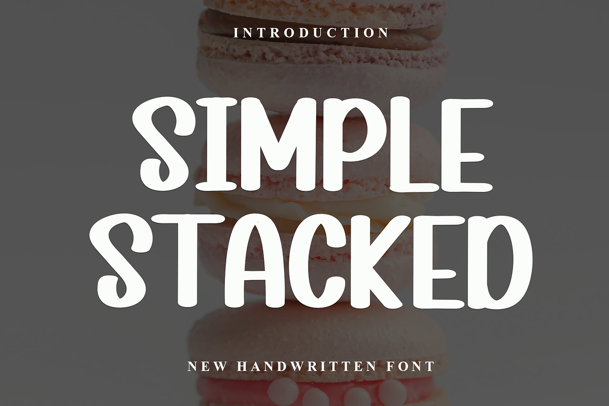 Simpel Stacked, a Sans Serif Font by InermediaSTUDIO (Photo 1 of 8)