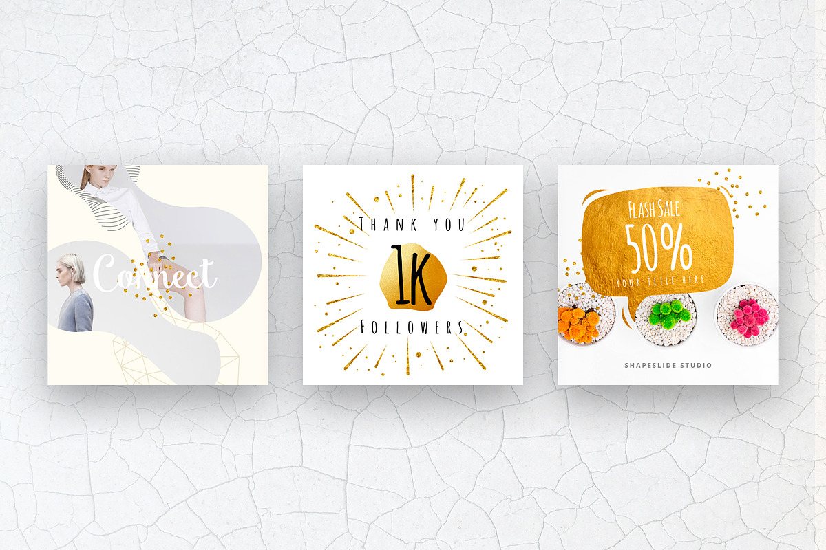 PATTERN Animated Instagram Posts, a Social Media Template by ShapeSlide (Photo 6 of 14)