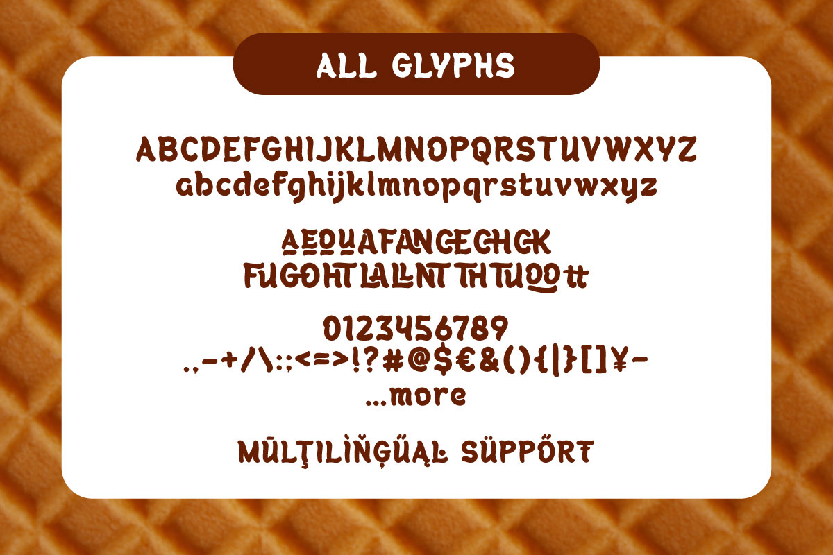 Vanila Moont - Ice Cream Display Fon, a Handwritten Font by twinstd (Photo 10 of 10)