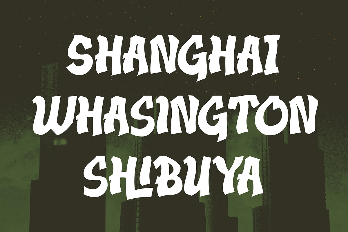 Flickure - Graffiti Font, a Handwritten Font by AQR Studio (Photo 2 of 9)
