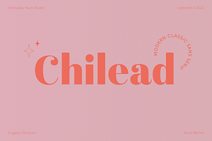 Chilead — Classic Sans Serif Font