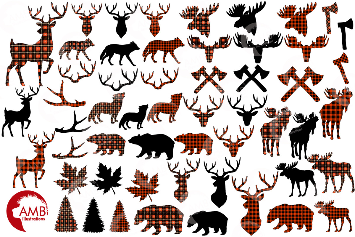 Lumberjack silhouettes, AMB-2315, an Illustration by AMBillustrations (Photo 2 of 5)
