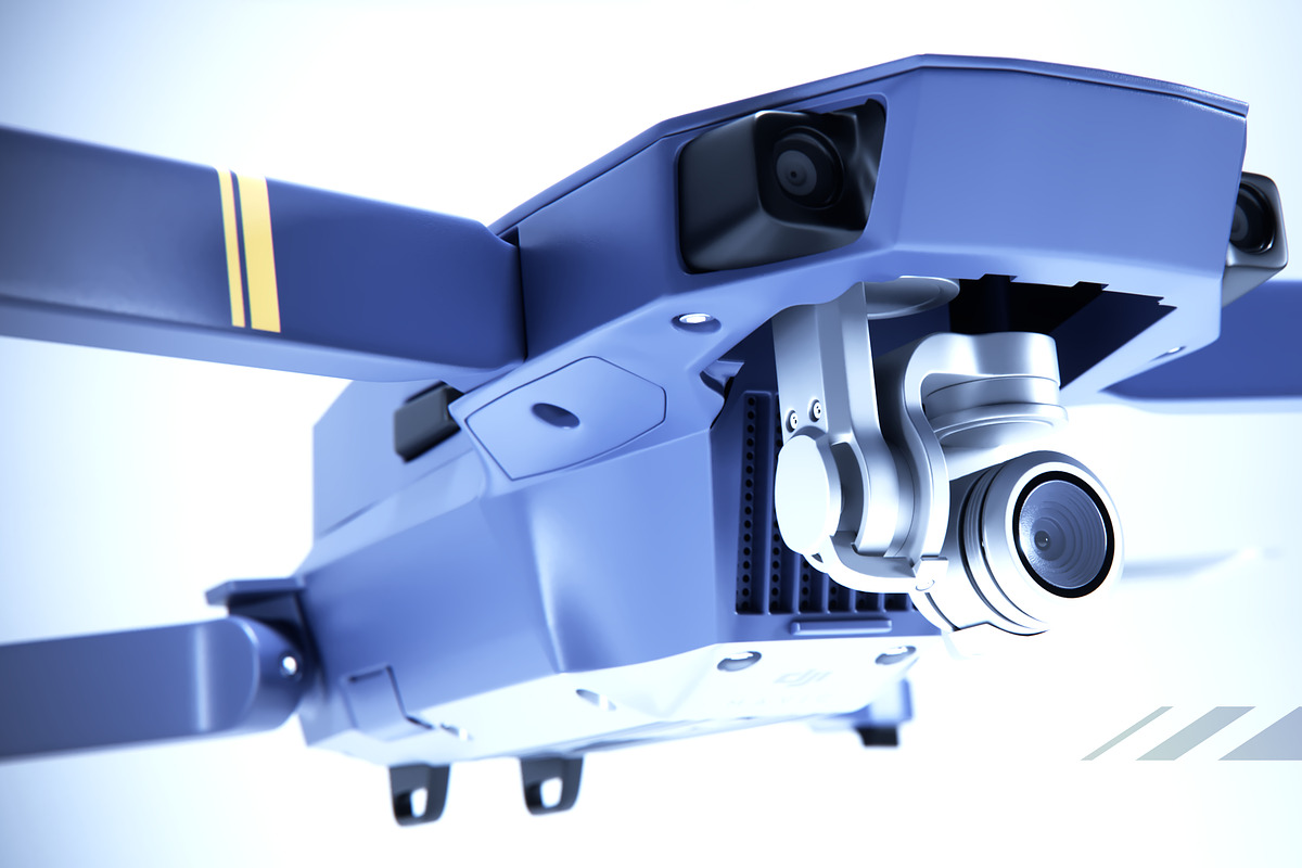 dji mavic pro quadcopter 3d model, a Cars & Vehicle 3D Model by arapps3d (Photo 2 of 12)