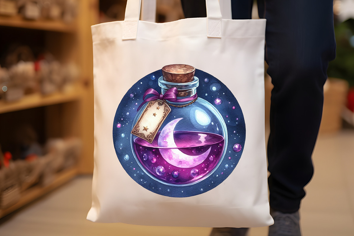 Watercolor Magic Potions Clipart, an Illustration by Rose Art (Photo 6 of 7)