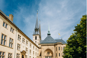 Notre-dame Cathedral, Luxembourg Is, an Architecture Photo by Our Amazing World