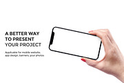 iPhone X Mockup version 5, an iPhone Mockup by Mockup Store (Thumbnail 2 of 3)