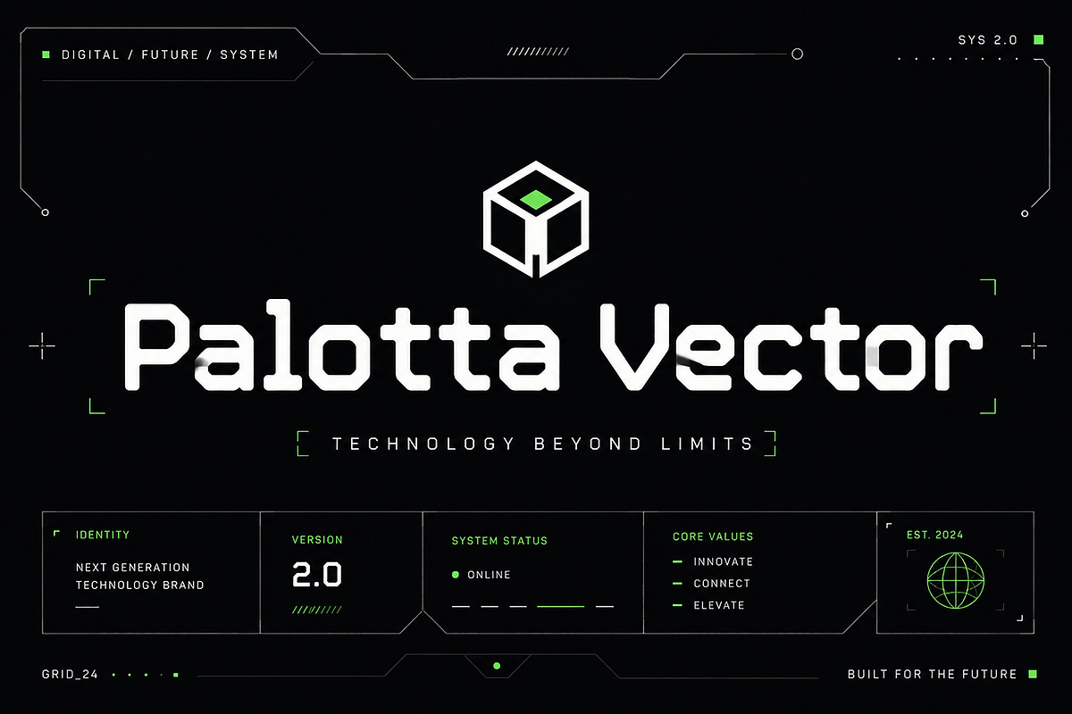 Palotta Vector, a Sans Serif Font by Wow Magic (Photo 3 of 4)