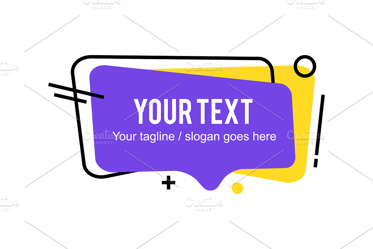 Creative Speech Bubble variation, a Templates & Theme by Toko Pak Sabar (Photo 5 of 6)