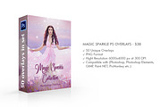 Magic Sparkle Photoshop Overlays preview 2