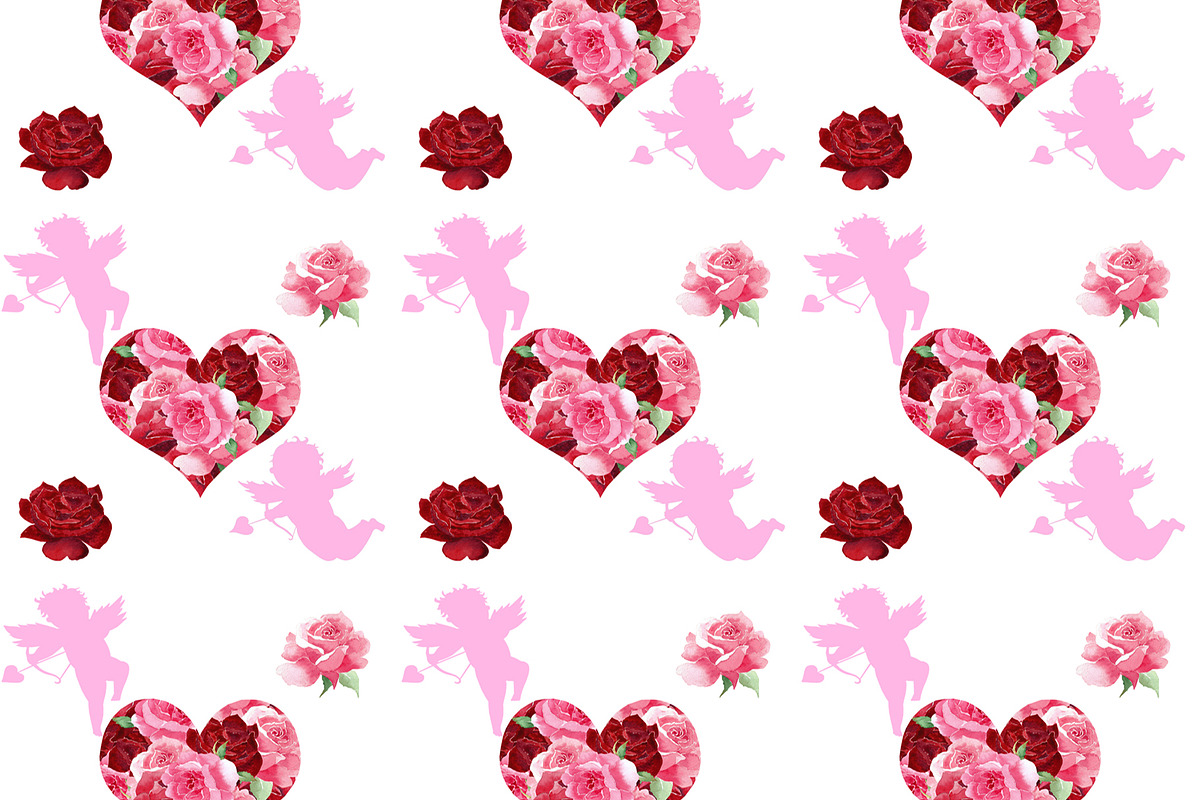 Valentine's Day watercolor set, an Animal Illustration by Pretty light (Photo 5 of 5)