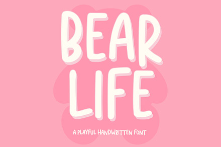 Bear Life - Handwritten Sans Serif, a Handwritten Font by ariodsgn