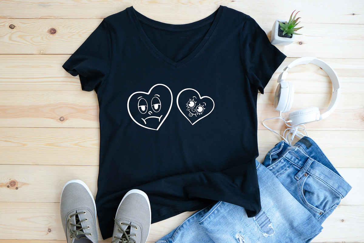 Heart Retro| Symbols Fonts, a Symbol Font by Sirinart (Photo 6 of 6)