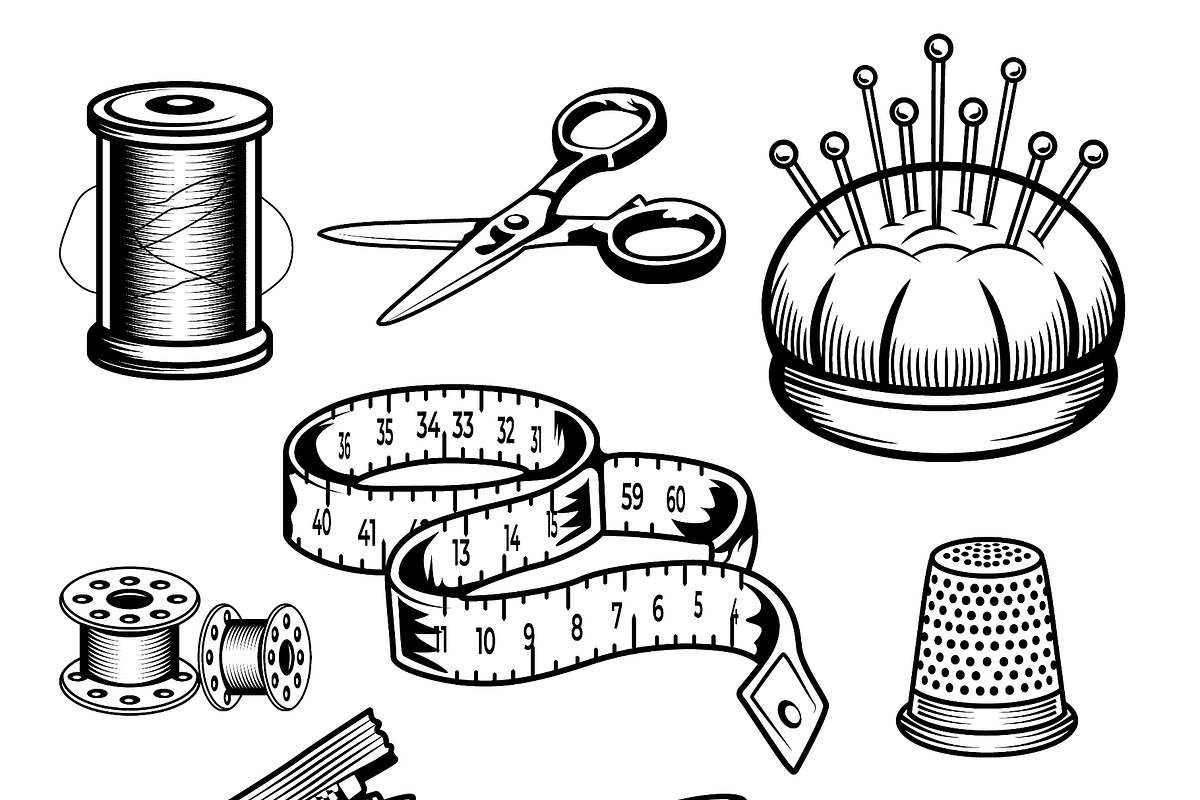Collection of 11 high-demand sewing, an Object Illustration by LogosDen (Photo 3 of 3)