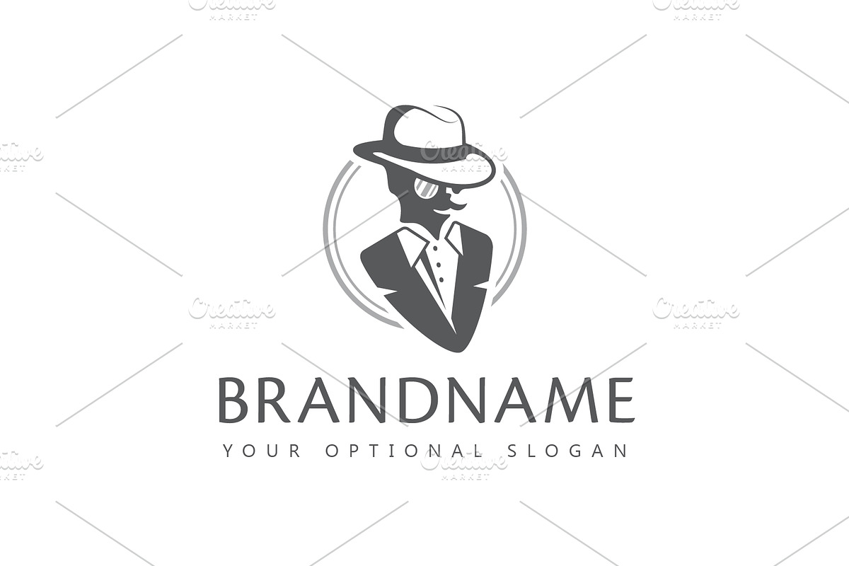 Gentleman Fashion Custom Logo, a Branding & Logo Template by ARTE MIGUEL (Photo 3 of 3)