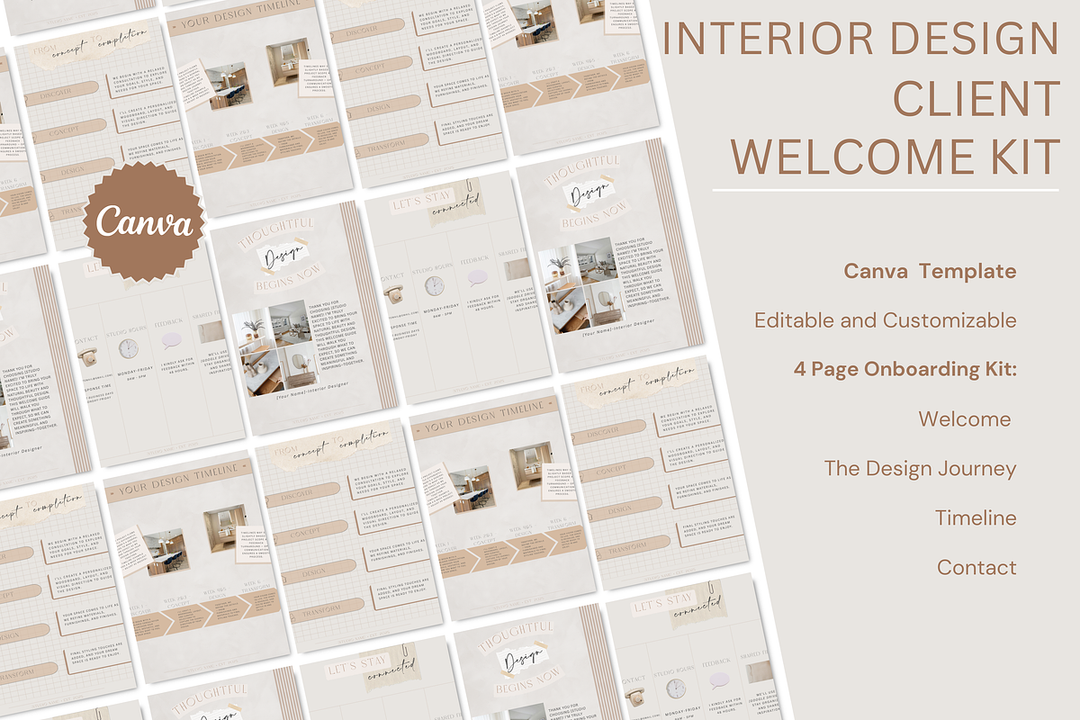 Interior Design Client Welcome Kit