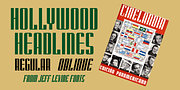 Hollywood Headlines JNL, a Sans Serif Font by Jeff Levine Fonts (Thumbnail 1 of 5)