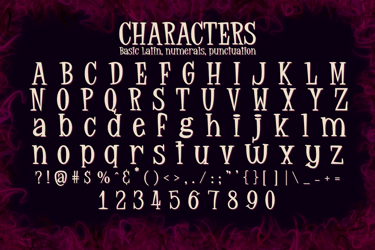 Grumbledook - a grumbly typeface, a Font by Amber Nest Design (Photo 5 of 8)