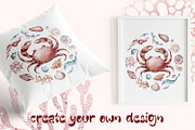 Watercolor Sea Creatures, an Animal Illustration by LenArt (Thumbnail 4 of 4)