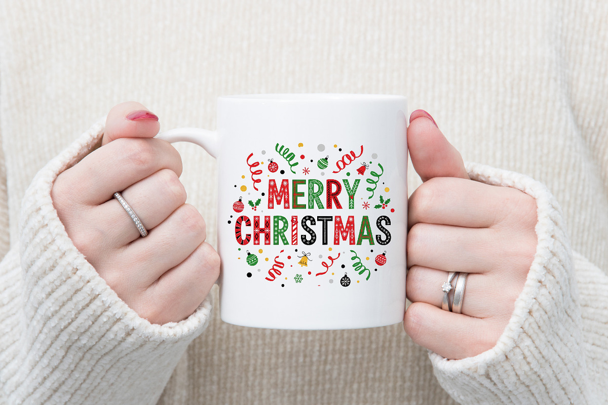 Merry Christmas PNG, an Illustration by Designking (Photo 3 of 4)