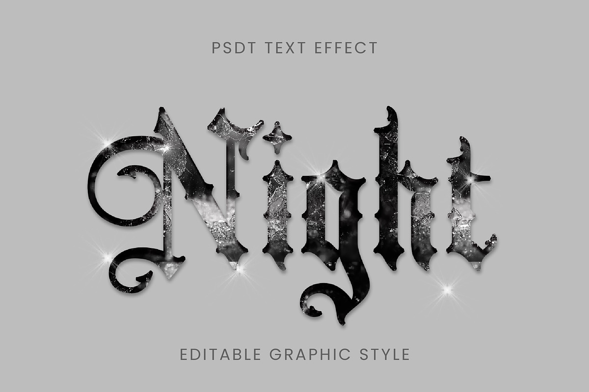 Gothic Shine Text Effect